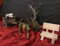 Krippen Zubehör,Set,Eselskarren mit Esel, Baum und Bank für Figurengröße von 10-14 cm