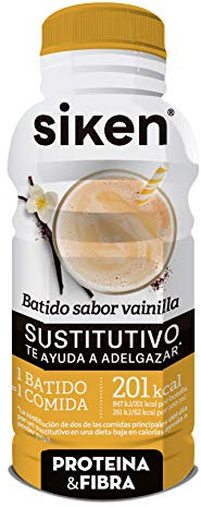 Siken - Batido Sustitutivo de una Comida sabor Vainilla, con Vitaminas y Minerales, Listo para Tomar, Ideal para Llevar - 325 ml