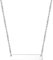 JewelryWe Schmuck Damen Kette Edelstahl Hochglanz Poliert Namenskette Halskette mit Gravurplatte Rechteck Anhänger Silber