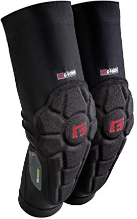 G-Form Pro-Rugged MTB Ellbogenschützer - Schützer Dirt Bike Gear - Ellbogenschützer - Schwarz, Erwachsene Groß