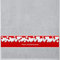 Manutextur Handtuch mit Namen - personalisiert - Motiv Liebe - Herz - viele Farben & Motive - Dusch-Handtuch - hellgrau - Größe 50x100 cm - persönliches Geschenk mit Wunsch-Motiv und Wunsch-Name