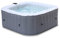 Alice's Garden - Spa MSPA Gonflable carré – Fjord 4-4 Places. système Anti-Gel + bâche. 160cm. PVC. Pompe. Chauffage. gonfleur. Filtre