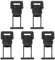 CLISPEED 5 Stück Kajak Ablassschraube Zubehör Kajak Hardware Stecker Marine Scupper Stopper Stopfen Stöpsel für Kajak Kanu Boot Abflusslöcher Schwarz