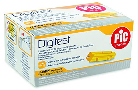 Pic Solution Lancette Di Sicurezza Safe Digitest™ G30 – 200 Lancette Di Sicurezza Per Prelievo Di Sangue Capillare