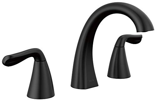 Delta Faucet 35840LF-BL Arvo Widespread, Matte Black