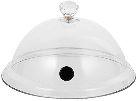 Yardwe Smoking Dome Cloche 10 Inches, Clear, Acrylic, Food Smoking Infuser Accessory