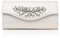 GESU Damen Rhinestone Evening Bag Clutch, elfenbeinfarben