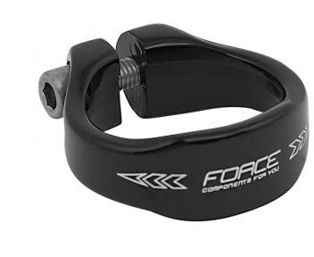 Force Sattelklemme, Sattelstützenklemmring, Sattelstütz-Klemmring, Ø 34,9 mm (schwarz) (schwarz)