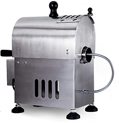 Kaffeeröster Maschine Elektrische Kaffeebohnen Röstmaschine 304 Edelstahl Haushalt Gas Kaffee Backen für Kaffee, Kastanien, Erdnüsse, Getreide, Backen