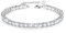 Fußkettchen Damen Silber 925 - Tennis Fusskette für Frauen, Armband, 7.2in+2in - Geschenk