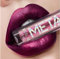 INTEROOKIE Lápiz labial resistente al agua: color de labios metálico de larga duración y esmalte de labios metálico que no se decolora para un uso duradero (ENVENENAMIENTO PÚRPURA)