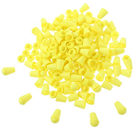 HAPINARY 100St Kordelzugschnalle Schnur endet Glocke abnehmbare Seilenden Endkappen reißverschluss Mit Deckel Verbindungselemente Einstellschnalle Lanyard-Clip Plastikseil