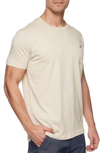 Indicode Herren INJon T-Shirt Sommershirt aus Baumwolle mit Brusttasche | Leichtes Herrenshirt für warme Tage mit angenehmer Passform, Herrenshirt, Basic Shirt, Freizeitshirt, Sommershirt für Männer