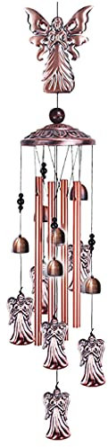 Vintage Schmiedeeiserner Engel Multi Röhren Windspiel für Außendekoration gestimmt Home Wind