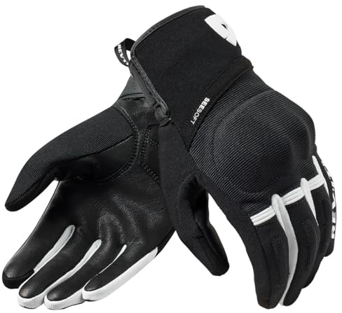Revit Mosca 2 Motorrad Handschuhe, schwarz/weiß, M