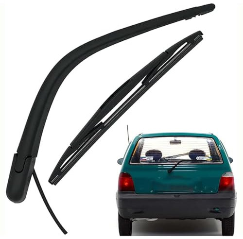 Nsnqb Auto Heck Scheibenwischer für Renault Twingo 1993-2007, Heckscheibenwischer Wischerblatt und Wischerarm Hinten, Scheibenwischer Wischblattersatz Set