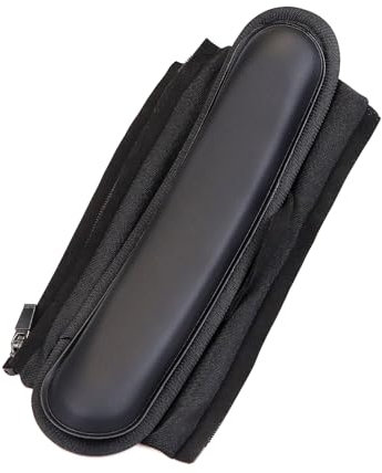 SINOWO Protein Leather Headset Strap,Replacement Headbands Straps Compatible with Bose Beats JBL ATH Hyperx Skullcandy, Headphones Replacement Band, Headset Head Cushion Cover Repair Part(Black)