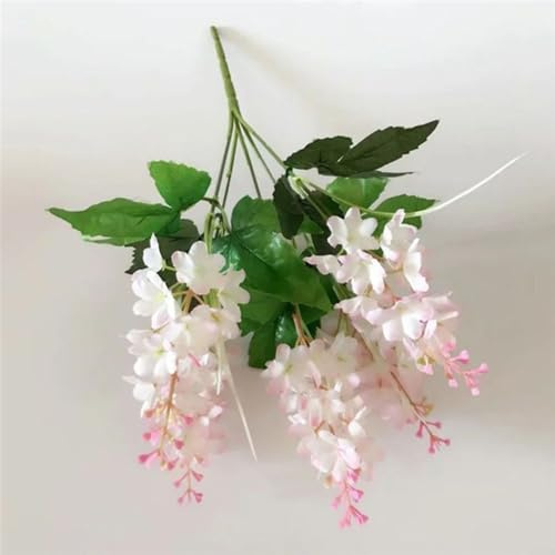 CNANRNANC Künstlicher Blumenstrauß, Künstliche Blumen, 5 Köpfe Künstliche Hyazinthen-Kunstblumen Für Büro, Party, Hochzeit, Heimdekoration Künstliche Blume(Light pink)