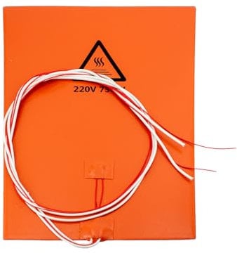Silikonheizmatte 200x300mm 750W 220V mit NTC 3950 Thermistor
