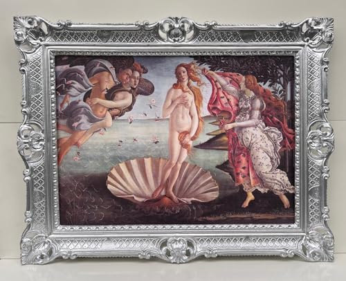 Bild mit Rahmen Die Geburt der Venus Botticelli 90x70 Venus am Strand Clarius