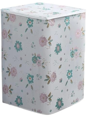 Washing Machine Cover Washing Machine Cover Waterproof Smooth Covers Multi-function Household For Washroom For Washing Machines(White)