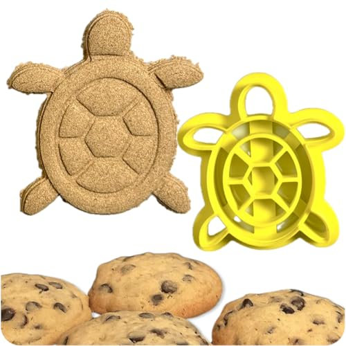 Taglia Biscotti Tartaruga - Tagliabiscotti a Tema Mare o Animali - Stampo 3D in PLA 8x7,3 cm - Handmade da Instile3D