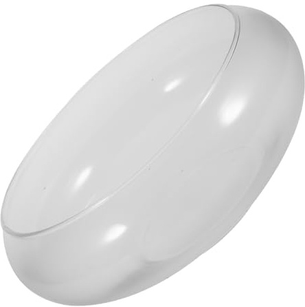Milisten Aquarium en Verre Rond Grand Format pour Poissons Rouges et Plantes Hydroponiques, Bol à Poissons de Bureau Transparent Multifonction, Vase D’Eau Douce pour Décoration Maison