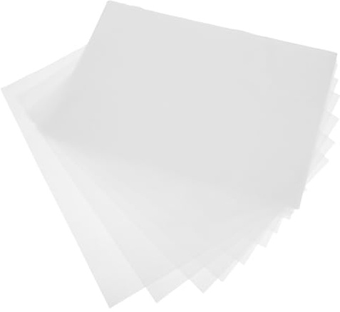 Beavorty Double-Sided TPU Hot Melt Adhesive Sheets 20Pcs for Fabric Bonding Lightweight Iron-On Patch Tape for Garment Repairs and Sewing Projects
