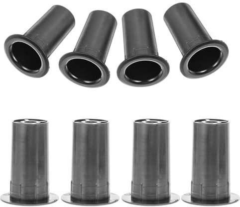 TEMPNAP 8pcs Abs Subwoofer Port Tubes for Speaker Box with 40mm Standard Mount Holes, Bass Response, for Speaker Building Project and Replacement Parts