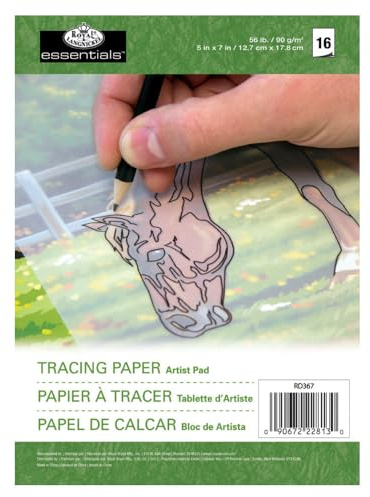 Essentials(TM) Tracing Artist Paper Pad 5X7, 16 Sheets