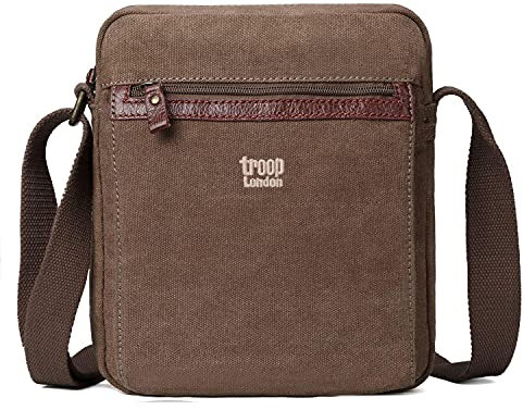 TRP0218 Troop London Classic Across Body Bag (Brown)