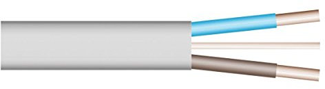 Electrovision Grey 10 Mm<sup>2</sup> Twin & Earth 6242Y Basec Approved Cable. 25 M Coil