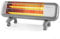 Orbegozo BPM 0105 - Estufa de cuarzo, 2 niveles de potencia, 2 barras de cuarzo, sistema antivuelco, ruedas de transporte, 1200 W