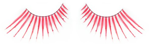 Stargazer Feather Eye Lashes style 58, synthetic lash pair includes glue.