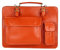 Belli Design Bag Verona italienische Leder Businesstasche Arbeitstasche Messenger Aktentasche Lehrertasche Laptoptasche unisex in orange - 39x29x11 cm (B x H x T)