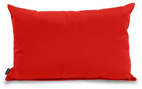 H.O.C.K. Classic Uni Outdoor Kissen inkl. Füllung 60x40cm rot