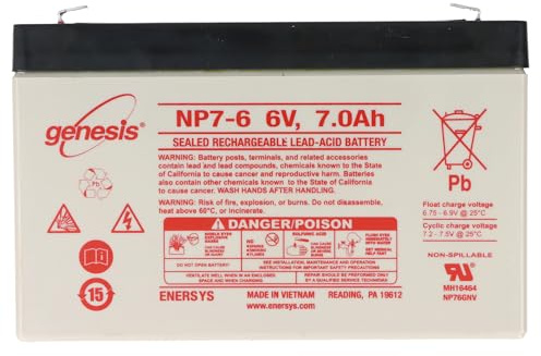 Hawker Enersys Genesis NP7-6 Blei Akku 6 Volt 7000mAh