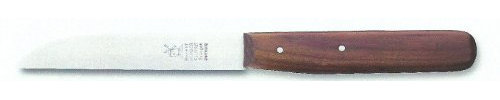 Windmühlenmesser, GemüsemesserKlassiker, groß, rostfrei, Griff Kirschholz, poliert