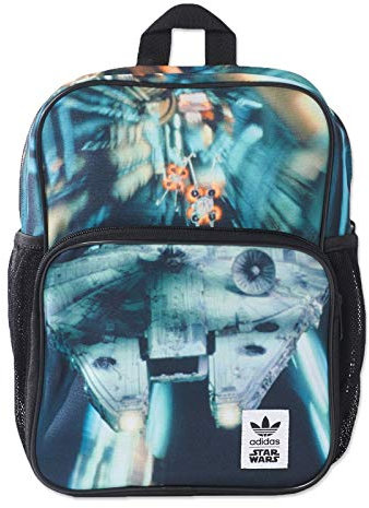 adidas BP sw MF – Sporttasche für Kinder, schwarz/türkis/orange, Einheitsgröße