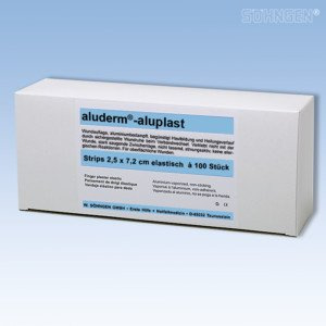 aluderm®-aluplast elastisch Strips 2,5 x 7,2 cm 100 Stück