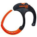 Cable Cuff PRO Small Adjustable Cable Tie, 1 Inch Diameter, Push Button Release, Serrated Teeth, Rotating Head, Slip-Proof Ergonomic Design by Cable Cuff
