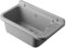 Negrari Pilozzo Lavatoio Lavapanni da Esterno in Resina 60 X 34 Grigio con Portasapone