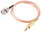 sourcing map Koaxial Strom Audiokabel BNC Stecker auf 3.5 mm (1/8) Mono TS Stecker 50 Ohm 4 ft