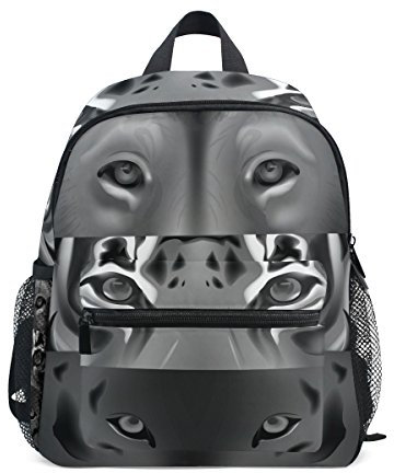 Tiger und Löwe Gesicht Rucksack Daypack Schultasche für Kinder Vorschule Jungen Mädchen