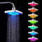 Aigend YCY354 LED Shower Head - 7 Colors Water Temperature Controlled Color Changing Shower-Head Bathroom Ceiling Mounted