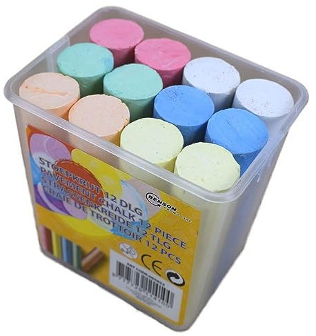 Benson Gessetti da strada per bambini, 2 x 12 pezzi