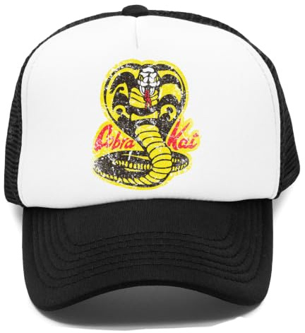 Vendax Cobra Kai - Karate Kid Casquette De Rapper De Baseball pour Enfants Kids Baseball Rapper Cap