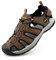Knixmax Sandali Sportivi Estivi Uomo Traspirante All'aperto Antiscivolo Escursionismo Scarpe da Trekking Passeggiata Arrampicata Marrone EU42