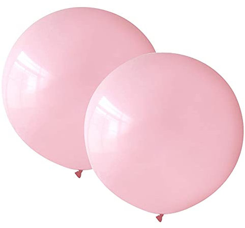 ZYOOO Große Luftballons Rosa 36 Zoll/91.5 cm Rosa Große Ballons - 6 Stück