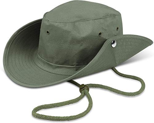 normani Original Afrikanischer Outdoor Safari Dschungel Buschhut Farbe Oliv Größe 63